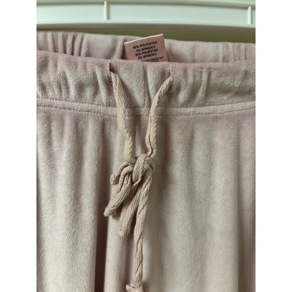 Juicy Couture Sleepwear Set Pants Top Long Sleeve Pink Plus Size Jewels Y2K FLAW - Picture 7 of 9